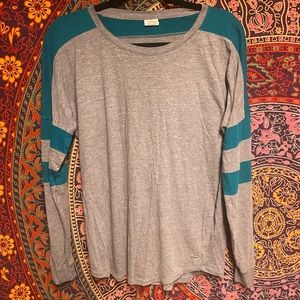 VS pink jersey long sleeve